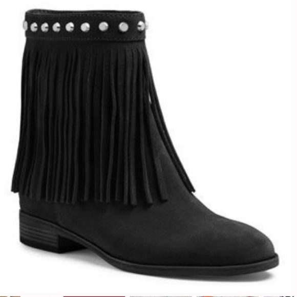 ✨MK suede fringe studded booties ✨ - Picture 5 of 12